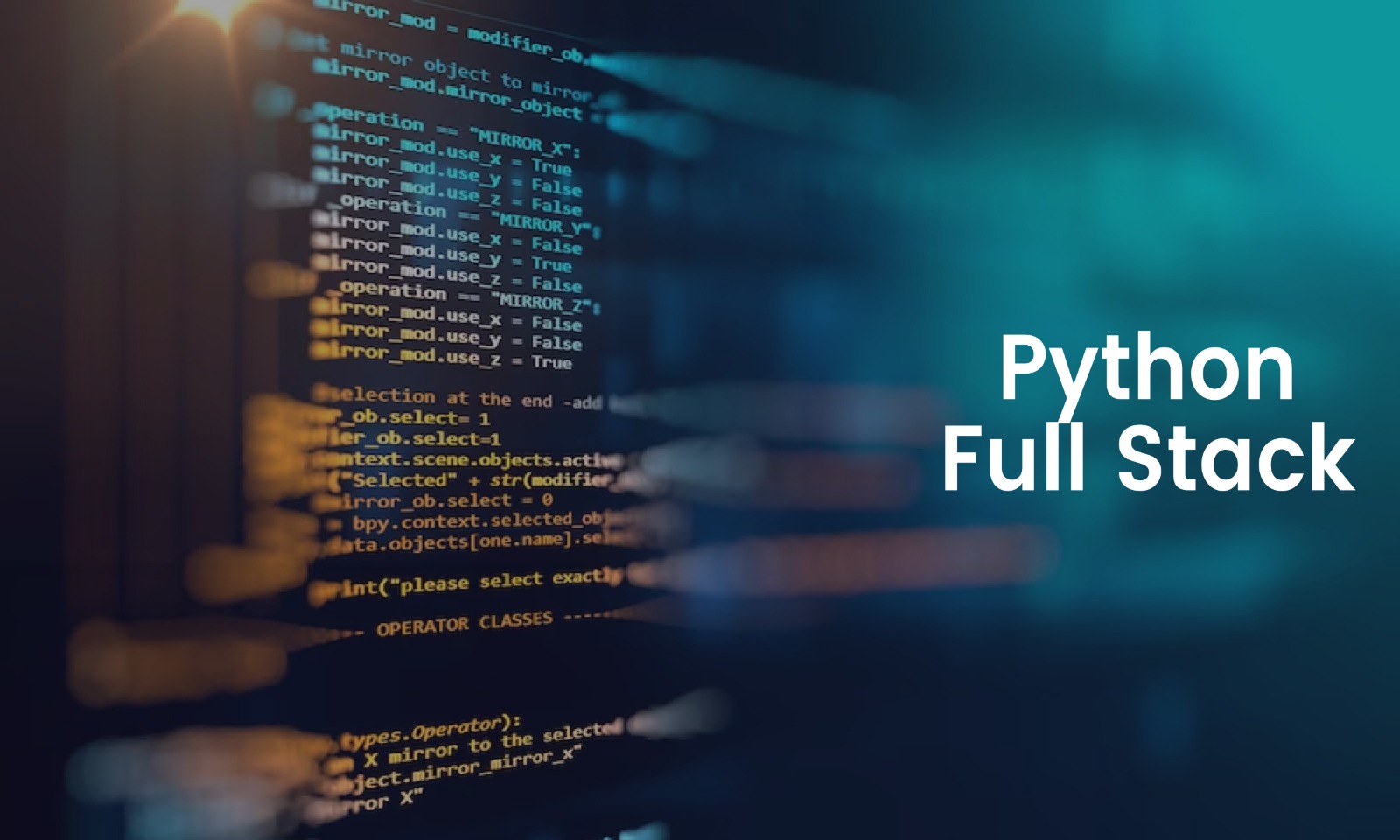 The data is om the screen, Python Full Stack Training In Hyderabad